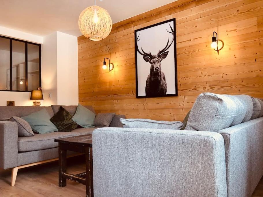 Appartement T4 8 Couchages Spacieux Et Cosy Au Pied Des Pistes Genos ภายนอก รูปภาพ